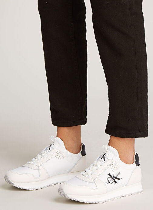 Calvin Klein Beyaz Kadın Sneaker YW0YW01616 - Görsel 7