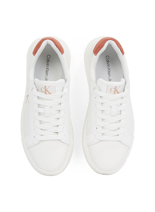 Calvin Klein Calvin Klein Beyaz Kadın Deri Sneaker YW0YW01670 | Boyner Beyaz - 4. görsel