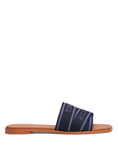 Tommy Hilfiger Lacivert Kadın Terlik FW0FW08421 - Görsel 2