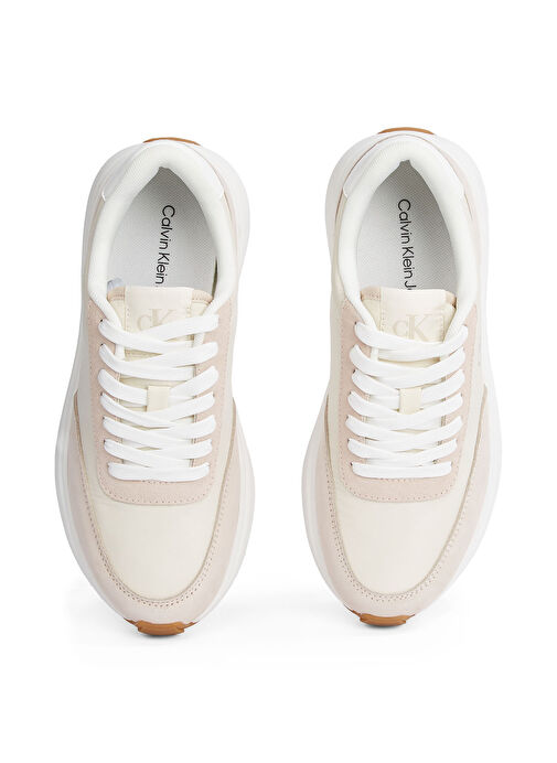 Calvin Klein Pembe Kadın Deri Sneaker YW0YW01774 - Görsel 5