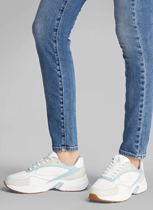 Calvin Klein Beyaz Kadın Sneaker YW0YW01887 - Görsel 7
