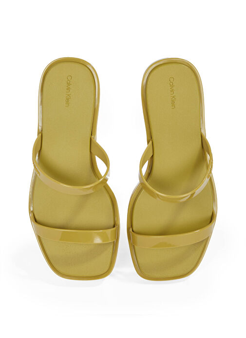 Calvin Klein Yeşil Kadın Terlik HW0HW02417 - Görsel 5