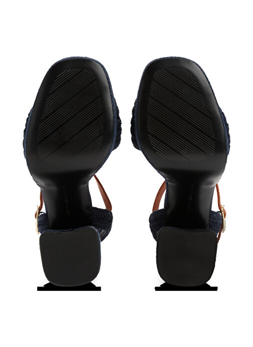 Tommy Hilfiger Lacivert Kadın Topuklu Ayakkabı FW0FW08425 - Görsel 7