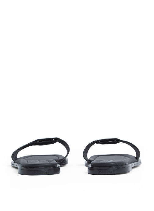Calvin Klein Siyah Kadın Deri Terlik HW0HW02482 - Görsel 6