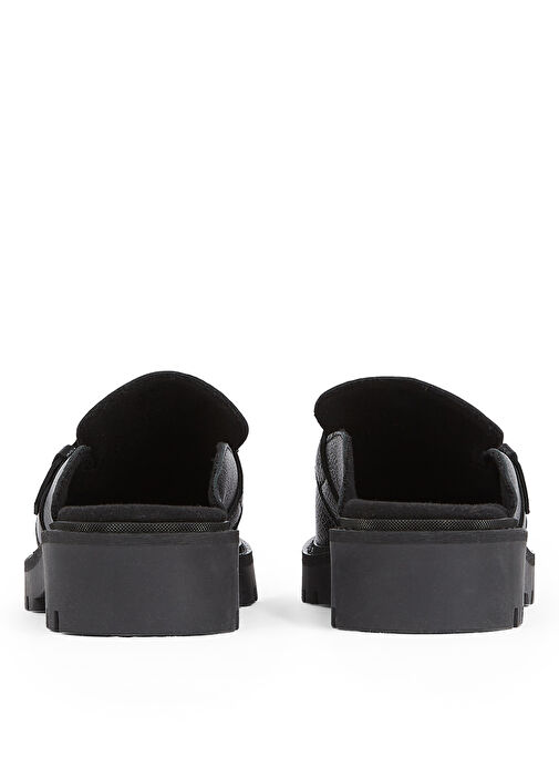 Calvin Klein Siyah Kadın Deri Terlik YW0YW01655 - Görsel 6