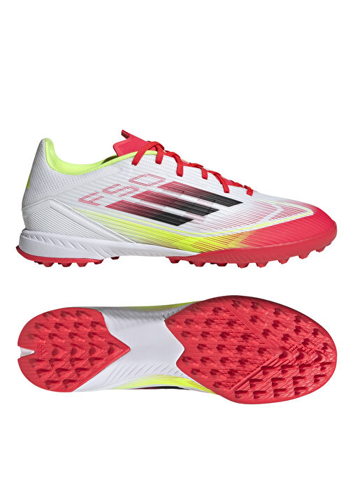 Adidas IE1231 F50 LEAGUE TF Beyaz Erkek Futbol Ayakkabısı - Görsel 10