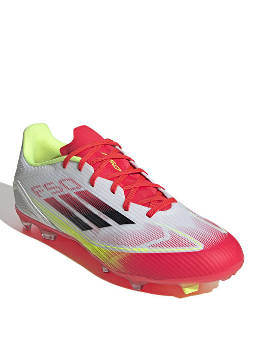 adidas IE1289 F50 LEAGUE FG/MG Beyaz Erkek Krampon - Görsel 4