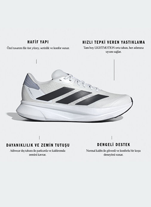 adidas IH8215 DURAMO SL2 Beyaz Erkek Koşu Ayakkabısı - Görsel 11