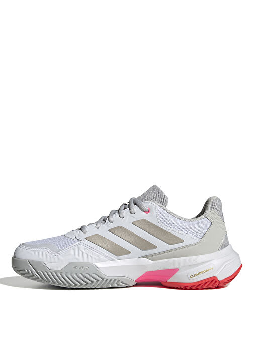 adidas IH2968 CourtJam Control 3 W Beyaz Tenis Ayakkabısı - Görsel 3