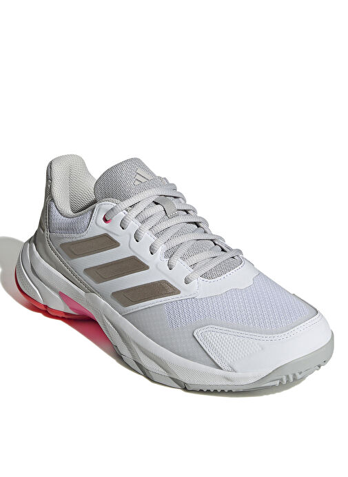adidas IH2968 CourtJam Control 3 W Beyaz Tenis Ayakkabısı - Görsel 4