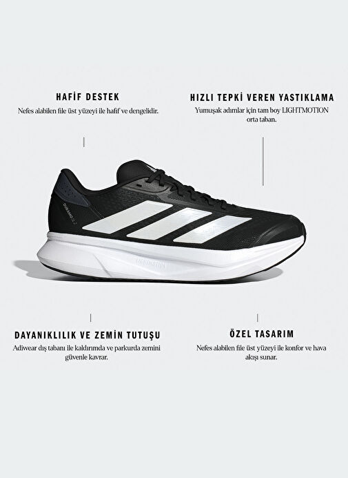 adidas IH8218 DURAMO SL2 Siyah Erkek Koşu Ayakkabısı - Görsel 8