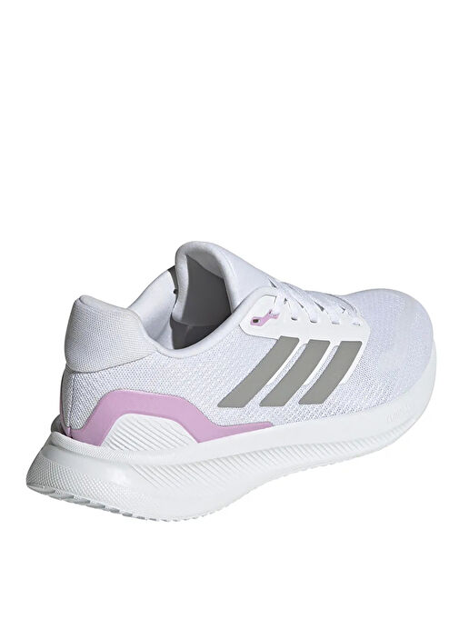 Adidas JI3981 RUNFALCON 5 W Beyaz Kadın Koşu Ayakkabısı - Görsel 5