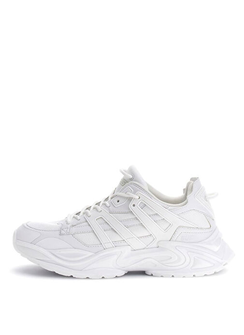 Guess Beyaz Erkek Sneaker BELLUNO LOW - Görsel 3