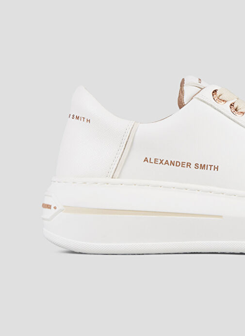 Alexander Smith Beyaz Kadın Deri Sneaker ASBBLSW1972WLI - Görsel 5