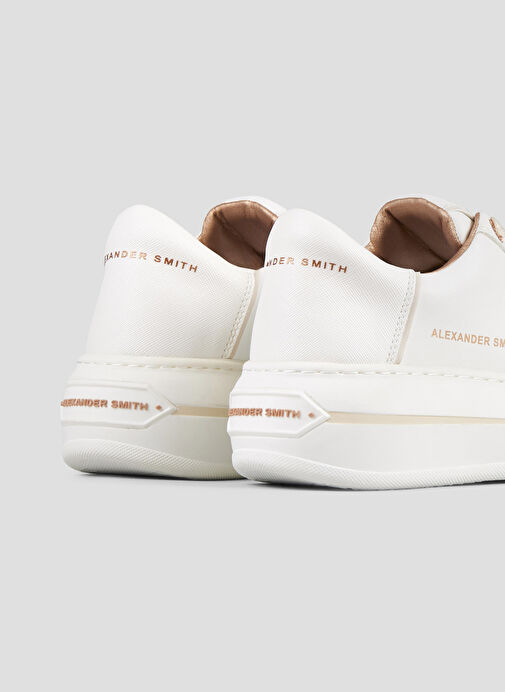 Alexander Smith Beyaz Kadın Deri Sneaker ASBBLSW1972WLI - Görsel 6