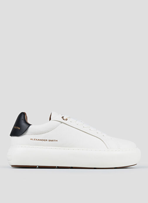 Alexander Smith Beyaz Kadın Deri Sneaker ASBBSOW3561WBK - Görsel 2