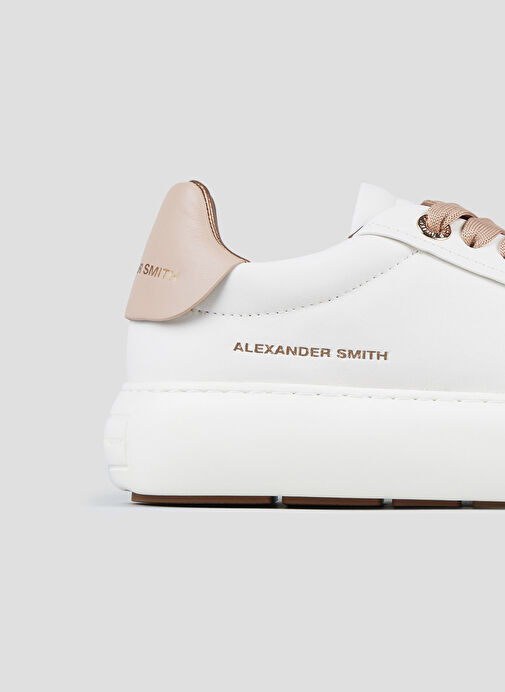 Alexander Smith Beyaz Kadın Deri Sneaker ASBBSOW3563WNU - Görsel 4