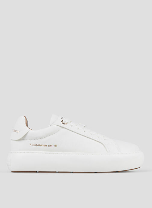 Alexander Smith Beyaz Kadın Deri Sneaker ASBBSOW3560TWT - Görsel 2