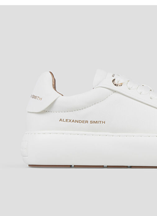 Alexander Smith Beyaz Kadın Deri Sneaker ASBBSOW3560TWT - Görsel 5
