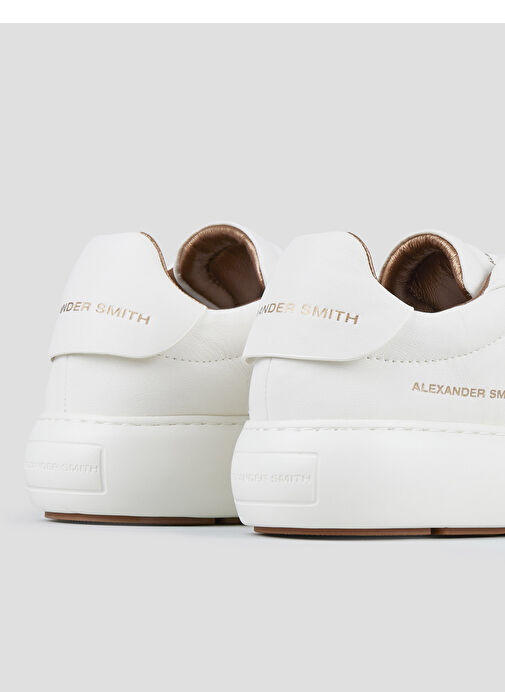 Alexander Smith Beyaz Kadın Deri Sneaker ASBBSOW3560TWT - Görsel 6