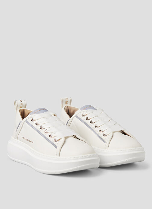 Alexander Smith Beyaz Kadın Deri Sneaker ASBBWYW0076WLF - Görsel 3