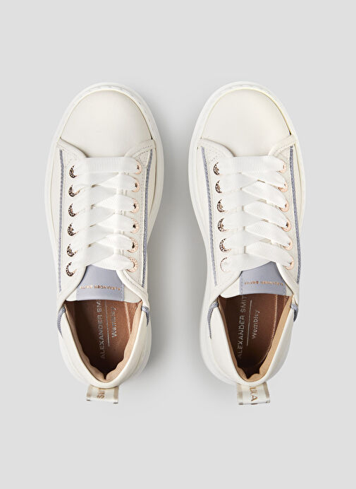 Alexander Smith Beyaz Kadın Deri Sneaker ASBBWYW0076WLF - Görsel 4