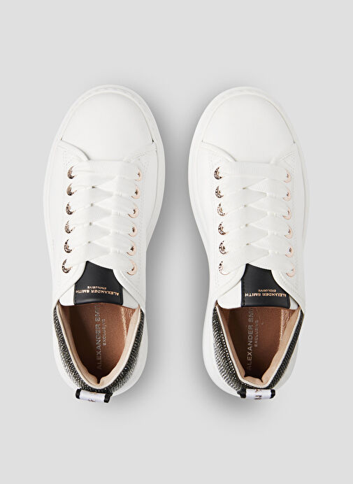 Alexander Smith Beyaz Kadın Deri Sneaker ASBBWYW0507WDV - Görsel 4