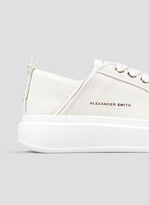 Alexander Smith Beyaz Kadın Deri Sneaker ASBBWYW0076TWT - Görsel 5