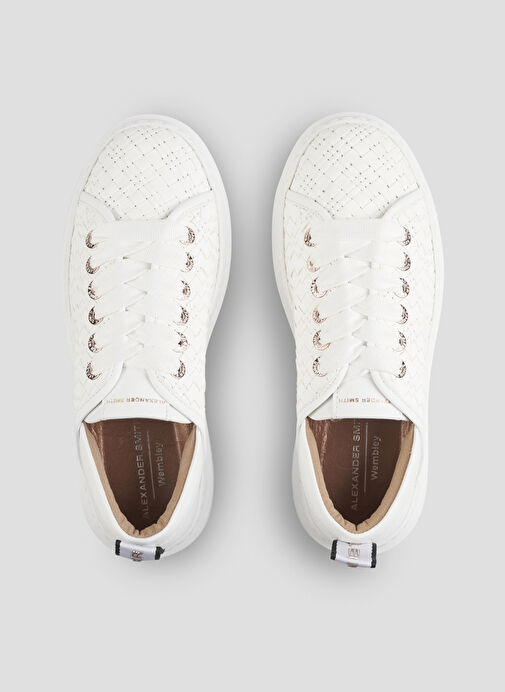 Alexander Smith Beyaz Kadın Deri Sneaker ASBBWYW0410TWT - Görsel 4