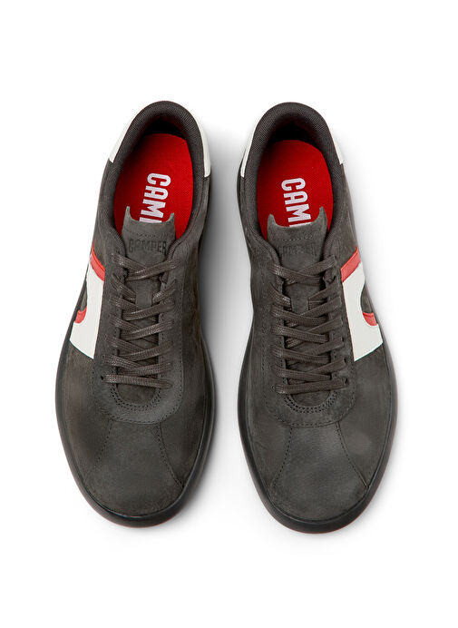 Camper Koyu Gri Erkek Deri Günlük Ayakkabı PELOTAS SOLLER - Görsel 3