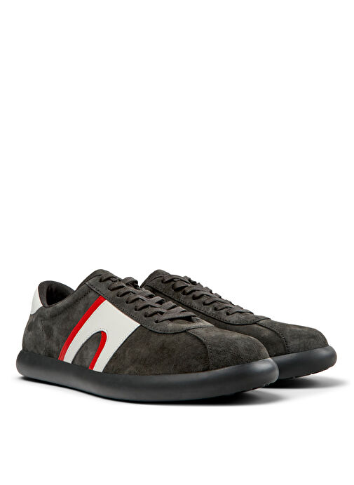 Camper Koyu Gri Erkek Deri Günlük Ayakkabı PELOTAS SOLLER - Görsel 4