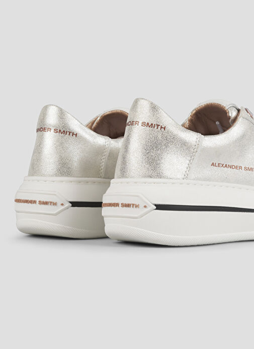 Alexander Smith Beyaz Kadın Deri Sneaker ASBBLSW1888SLV - Görsel 6