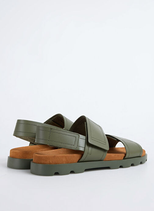 Camper Haki Erkek Deri Sandalet BRUTUS SANDAL - Görsel 4