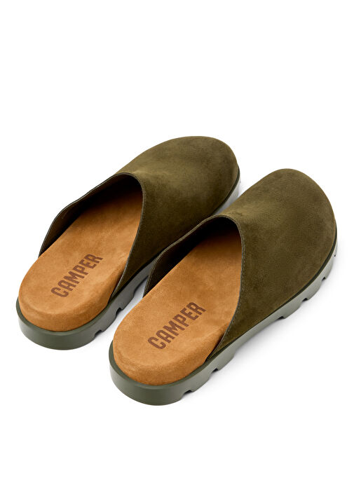 Camper Haki Erkek Deri Terlik K100906-009 - Görsel 4