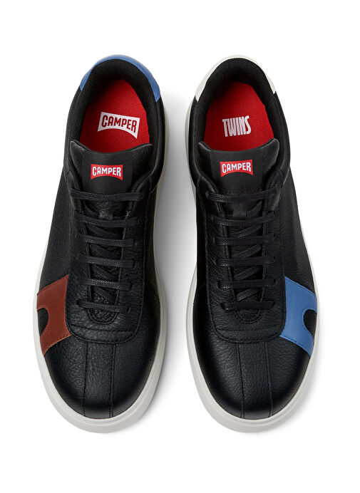 Camper Siyah Erkek Deri Sneaker TWS - Görsel 3