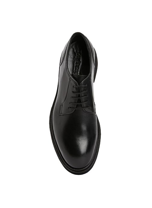 Divarese Siyah Erkek Deri Klasik Ayakkabı 0237-4SS - Görsel 5