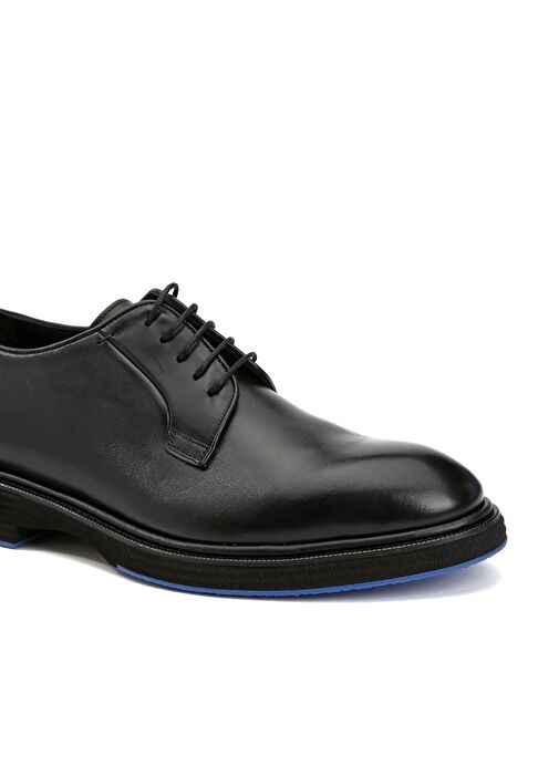 Divarese Siyah Erkek Deri Klasik Ayakkabı 0237-4SS - Görsel 7