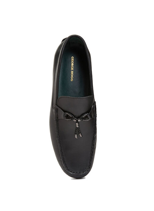 George Hogg Siyah Erkek Deri Günlük Ayakkabı 10269-4SS - Görsel 5