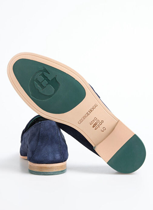 George Hogg Lacivert Erkek Süet Klasik Ayakkabı XGEL-7-S-5SS - Görsel 5
