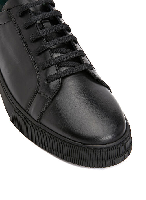 George Hogg Siyah Erkek Deri Sneaker 10-76-D-5SS - Görsel 7