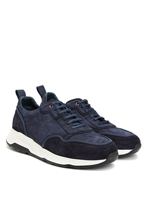 George Hogg Lacivert Erkek Süet Sneaker 18-121-S-5SS - Görsel 3