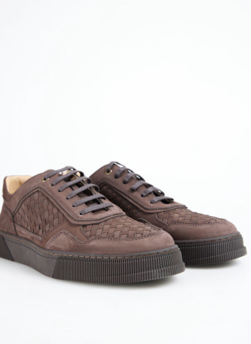George Hogg Kahverengi Erkek Deri Sneaker 18-165-ND-5SS - Görsel 6