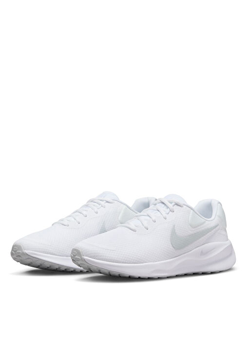 Nike FB2207-100 NIKE REVOLUTION 7 Beyaz Erkek Koşu Ayakkabısı - Görsel 4