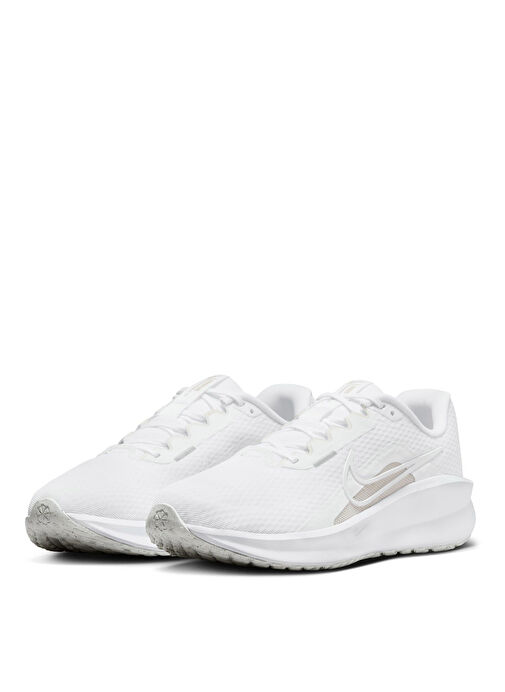 Nike FD6454-100 NIKE DOWNSHIFTER 13 Beyaz Erkek Koşu Ayakkabısı - Görsel 6