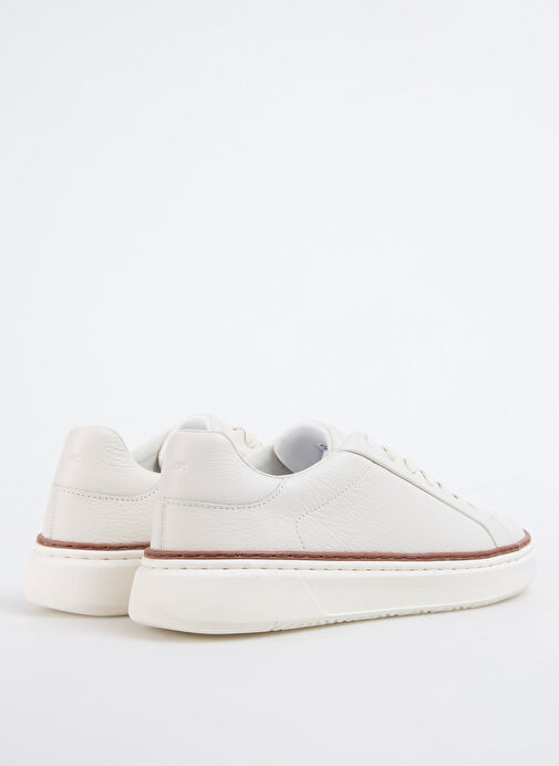 Geox Beyaz Erkek Deri Sneaker U ZACKERTY A - Görsel 4