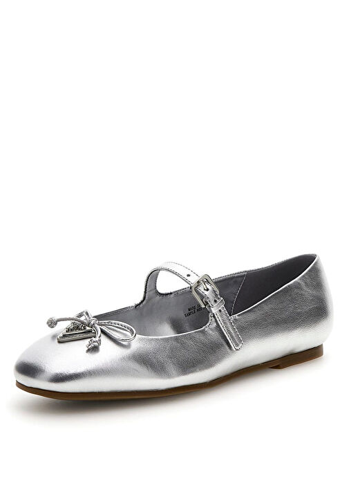 Guess Gri Kadın Deri Babet FLJKAYLEM02-SILVE - Görsel 2