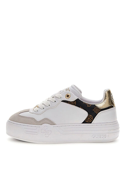 Guess Beyaz Kadın Sneaker FLPSWOELE12-WHITE - Görsel 3