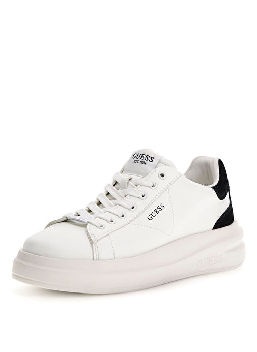 Guess Beyaz Kadın Deri Sneaker FLJELBLEA12-WHBLK - Görsel 2