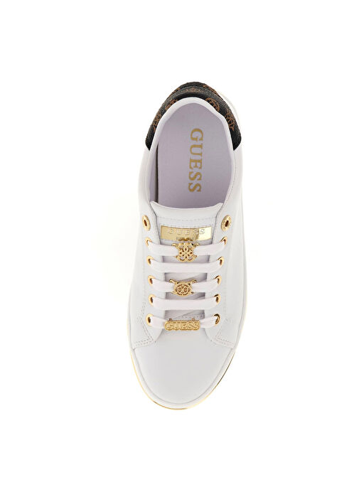 Guess Beyaz Kadın Sneaker FLPSTAELE12-WHITE - Görsel 6