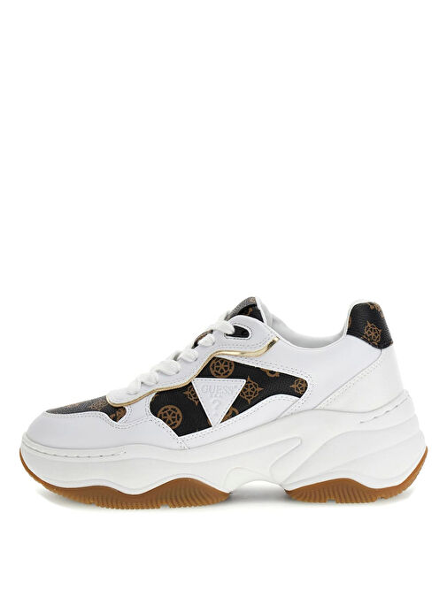 Guess Beyaz - Siyah Kadın Sneaker FLPHAPFAL12-WHIBR - Görsel 3